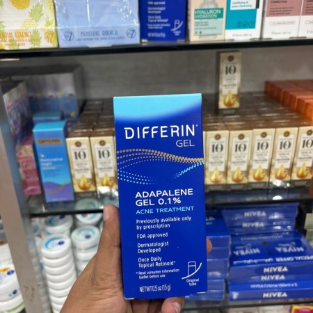 Differin Gel (Adapalene Gel 0.1%) – Acne Treatment 15g