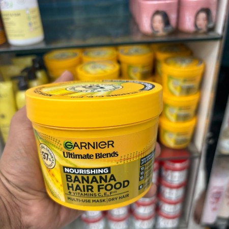 Garnier Ultimate Blends Hair Food Banana 3-in-1 Dry Hair Mask Treatment 400ml