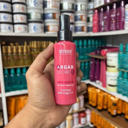 Streax Professional Argan Secrets Colour Protect Hair Serum for Women-100ml