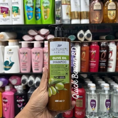 Boots Nature’s Series Olive Oil Shampoo – 480ml
