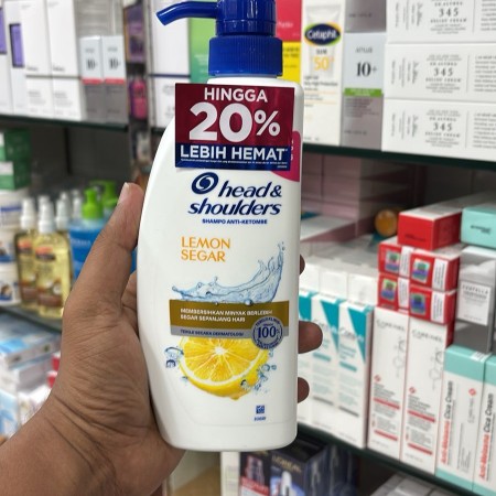 Head & Shoulders Lemon Segar Anti-Dandruff Shampoo-400ml