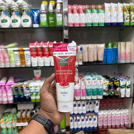 Baby Bright Watermelon & Hya Facial Foam-160g